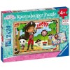 Puzzle 2x24 elementy Koci Domek Gabi