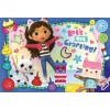 Puzzle 2x24 elementy Koci Domek Gabi