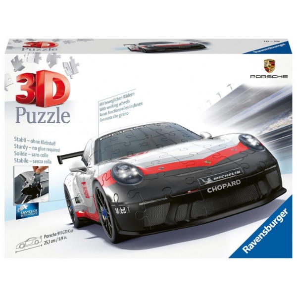 Puzzle 108 elementów 3D Pojazdy Porsche ...
