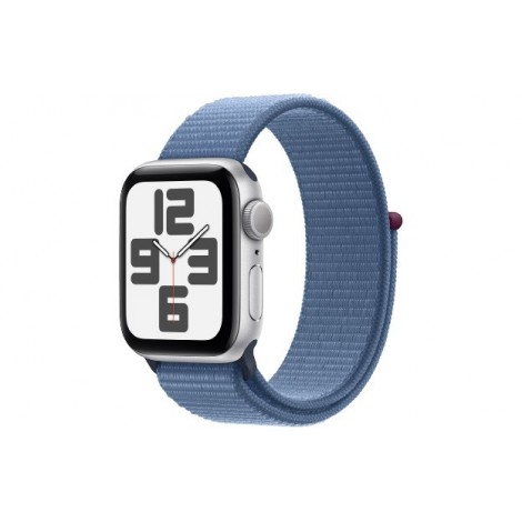 Watch SE GPS, 40mm Koperta z aluminium w kolorze srebrnym z opaską sportową w kolorze zimowego błękitu