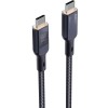 CB-MCC102 nylonowy kabel USB C - USB C | LED | 1.8m | 5A | 100W PD | 20V