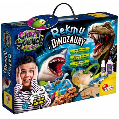 Zestaw edukacyjny Crazy Science - Rekiny i dinozaury