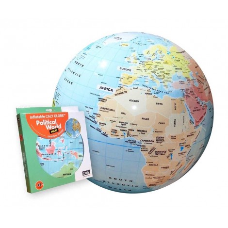 Piłka Caly Globus 42 cm - Polityczny świat