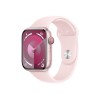 Apple Apple Watch Series 9 GPS + Cellular 45mm Pink Aluminium Case with Light Pink Sport Band - M/L