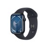Apple Apple Watch Series 9 GPS 45mm Midnight Aluminium Case with Midnight Sport Band - M/L