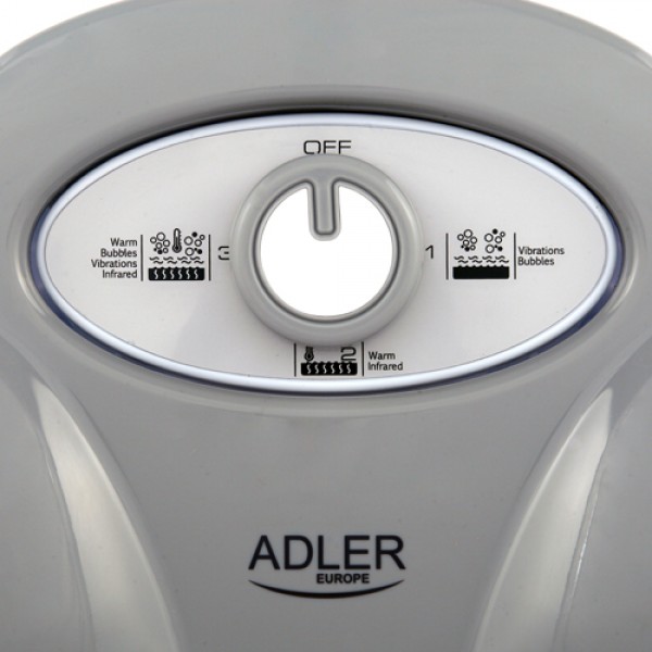 Adler Foot massager AD 2167 White/Grey