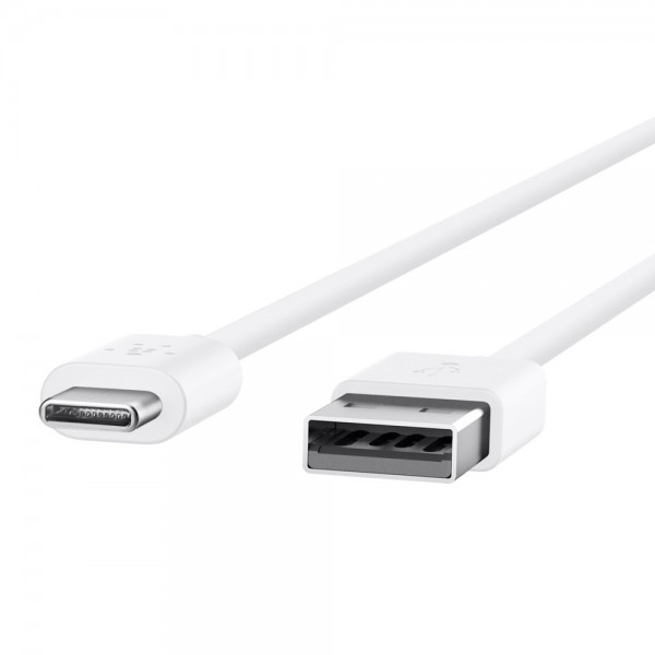 USB-C to USB-A Cable 2m White