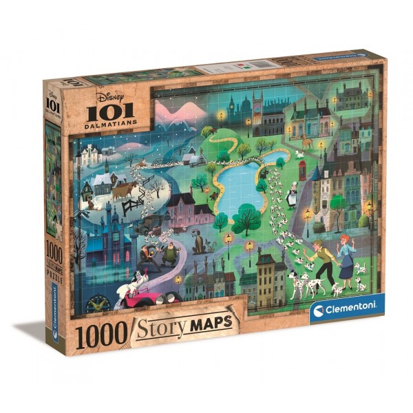 Puzzle 1000 elementów Story Maps 101 ...