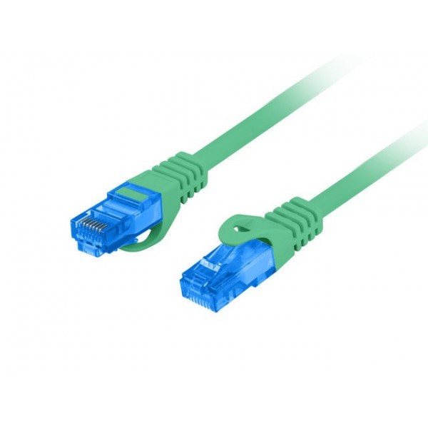 LANBERG PATCHCORD S/FTP CAT.6A 0.5M GREEN ...
