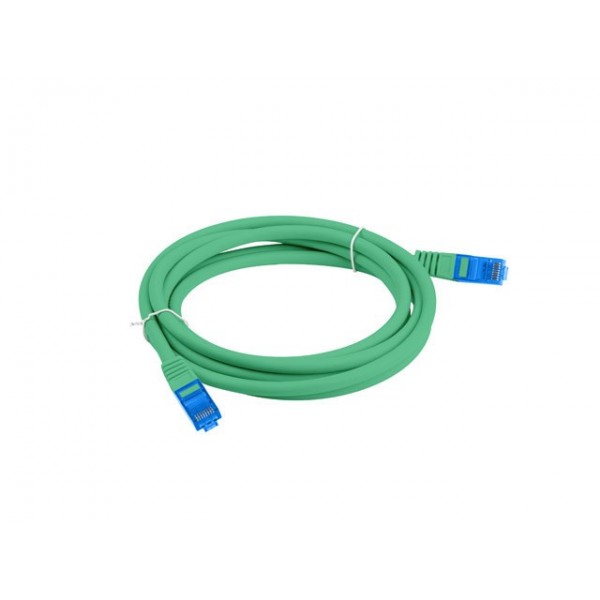 LANBERG PATCHCORD S/FTP CAT.6A 1M GREEN ...