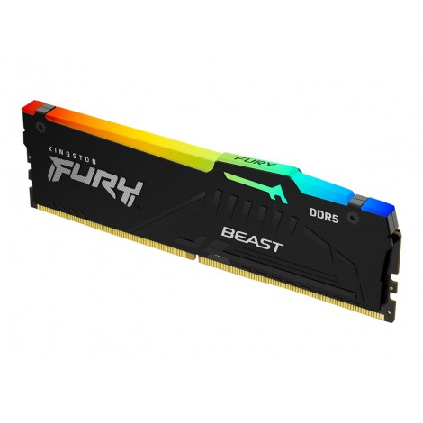 Kingston Fury Beast 16GB DDR5, 6000 MHz, CL46, 288-Pin, DIMM Kingston