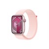 Watch Series 9 GPS + Cellular, 45mm Koperta z aluminium w kolorze różowym z opaską sportową w kolorze jasnoróżowym