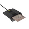 Qoltec 50634 Intelligent Smart ID chip card reader SCR-0634 | USB Type C