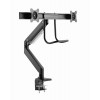 Gembird MA-DA2-04 Desk mounted adjustable monitor arm for 2 monitors, 17”-32”, up to 8 kg