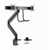 Gembird MA-DA2-04 Desk mounted adjustable monitor arm for 2 monitors, 17”-32”, up to 8 kg