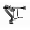 Gembird MA-DA2-04 Desk mounted adjustable monitor arm for 2 monitors, 17”-32”, up to 8 kg