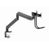 Gembird MA-DA2-04 Desk mounted adjustable monitor arm for 2 monitors, 17”-32”, up to 8 kg