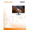 Monitor MultiSync E274F 27 cali DP HDMI czarny