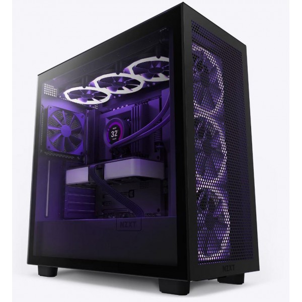 Case|NZXT|H7 Flow|MidiTower|Not included|ATX|MicroATX|MiniITX|Colour Black|CM-H71FB-01