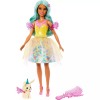 Barbie Teresa Doll With Fairytale Outfit HLC36 Material: Plastic; Kids can explore the fantastical world of Barbie A Touch of Magic with this Barbie doll; Inspired by her look from the show, Teresa doll wears a sparkly outfit with a peplum skirt and wing 