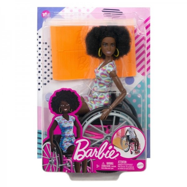 Barbie Fashionistas Lalka na wózku strój ...