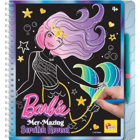 Zdrapywanka Sketch Book Mer - Mazing Scratch Reveal Barbie