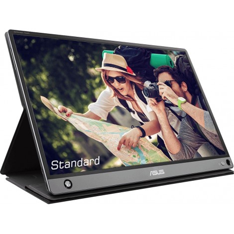 ASUS MB16AMT 39.6 cm (15.6") 1920 x 1080 pixels Full HD LED Touchscreen Multi-user Black, Grey