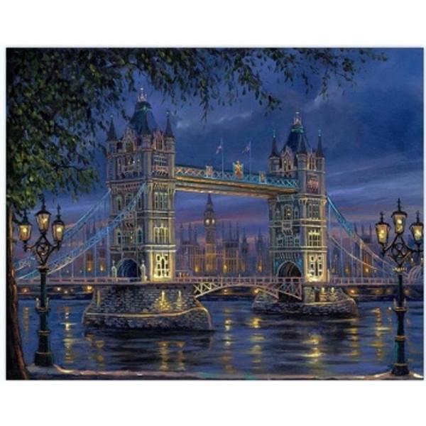 Diamentowa mozaika - Londyn nocą
