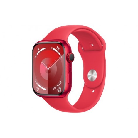Watch Series 9 GPS + Cellular, 45mm Koperta z aluminium z edycji (PRODUCT)RED z paskiem sportowym z edycji (PRODUCT)RED - M/L