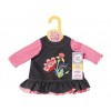 Sukienka jeansowa Dolly Moda dla lalki Baby Born 43 cm