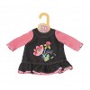 Sukienka jeansowa Dolly Moda dla lalki Baby Born 43 cm