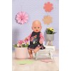 Sukienka jeansowa Dolly Moda dla lalki Baby Born 43 cm