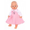 Sukienka króliczka dla lalki Baby Born 43 cm