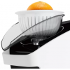 Bosch Meat mincer MFW3850B White 1800 W Number of speeds 2 Throughput (kg/min) 2 Shredder with 4 drums for: slicing, potato grating, coarse grating and fine grating; Citrus press; Discs: 2,7 / 4 / 8; Sausage horn; Kebbe