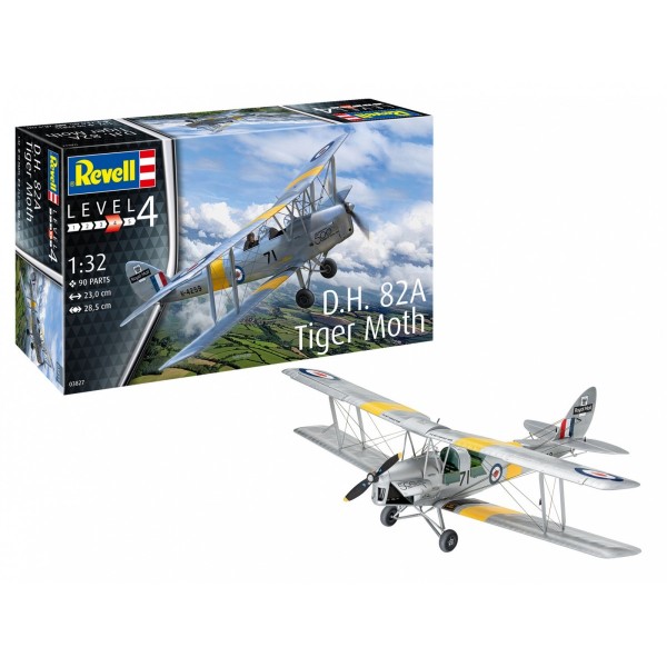 Model plastikowy D.H. 82A Tiger Moth ...