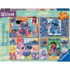 Puzzle 4x100 elementów Disney Stitch