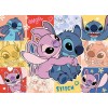 Puzzle 4x100 elementów Disney Stitch