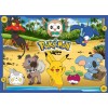 Puzzle 4x100 elementów Pokemon zestaw