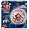 Puzzle 3D Świecąca kula Koci Domek Gabi