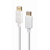 Gembird CC-DP2-6-W DisplayPort cable 1.8m white