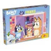 Puzzle dwustronne plus 60 elementów Bluey