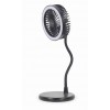 MOBILE CHARGER WRL FAN&LAMP/TA-WPC10-LEDFAN-01 GEMBIRD