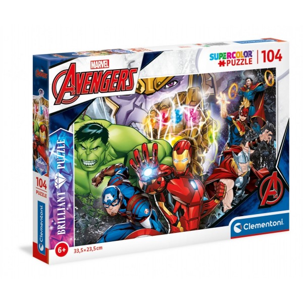 Puzzle 104 elementy Marvel