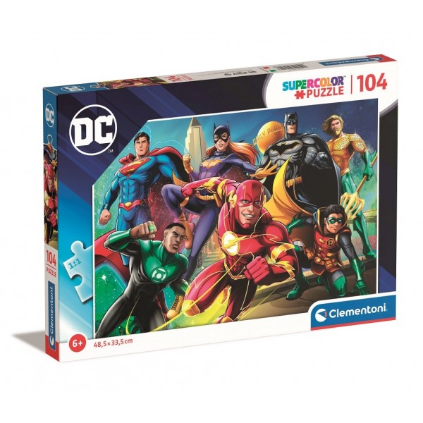 Puzzle 104 elementy Super Kolor DC ...