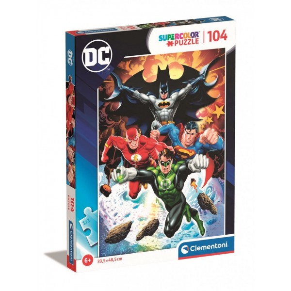 Puzzzle 104 elementy Super Kolor DC ...