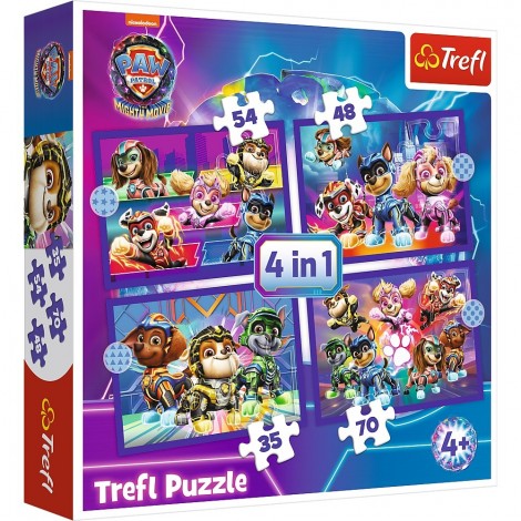 Puzzle 4w1 Bohaterowie Psi Patrol Paw Patrol