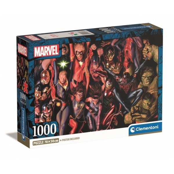 Puzzle 1000 elementów Compact Marvel The ...