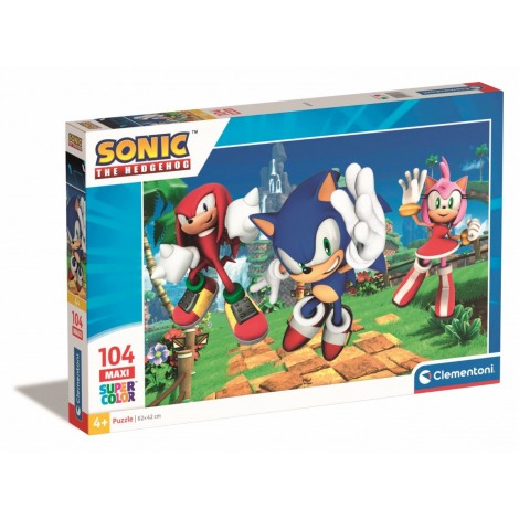 Puzzle 104 elementy Maxi Sonic