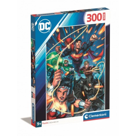 Puzzle 300 elementów DC Comics Liga Sprawiedliwych (Justice League)