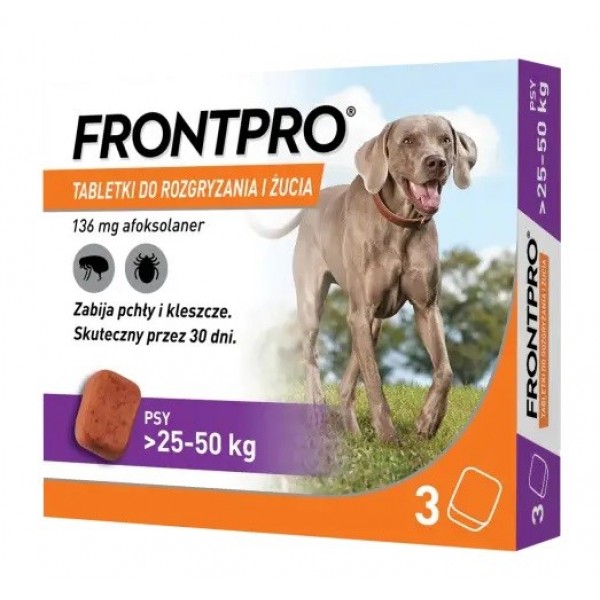 FRONTPRO Flea and tick tablets for ...